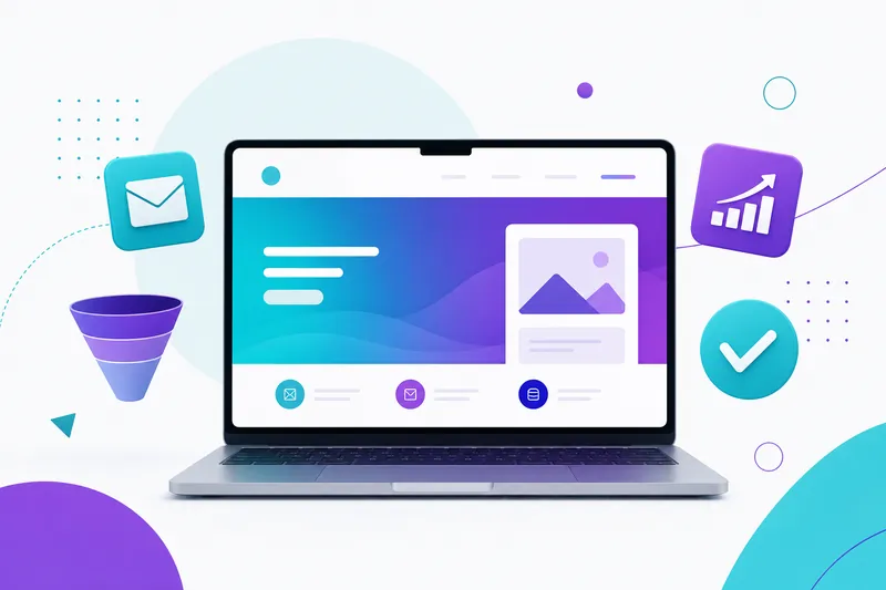 ProduktON! értékesítési rendszer – landing oldal, email, funnel