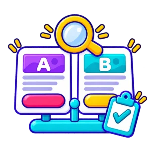 A/B tesztelés – digitális csekklista