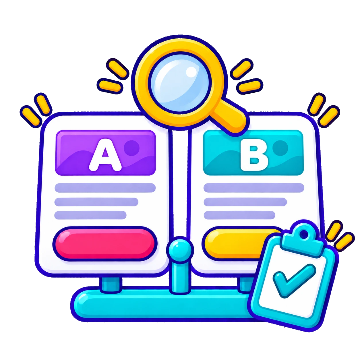 A/B tesztelés – digitális csekklista
