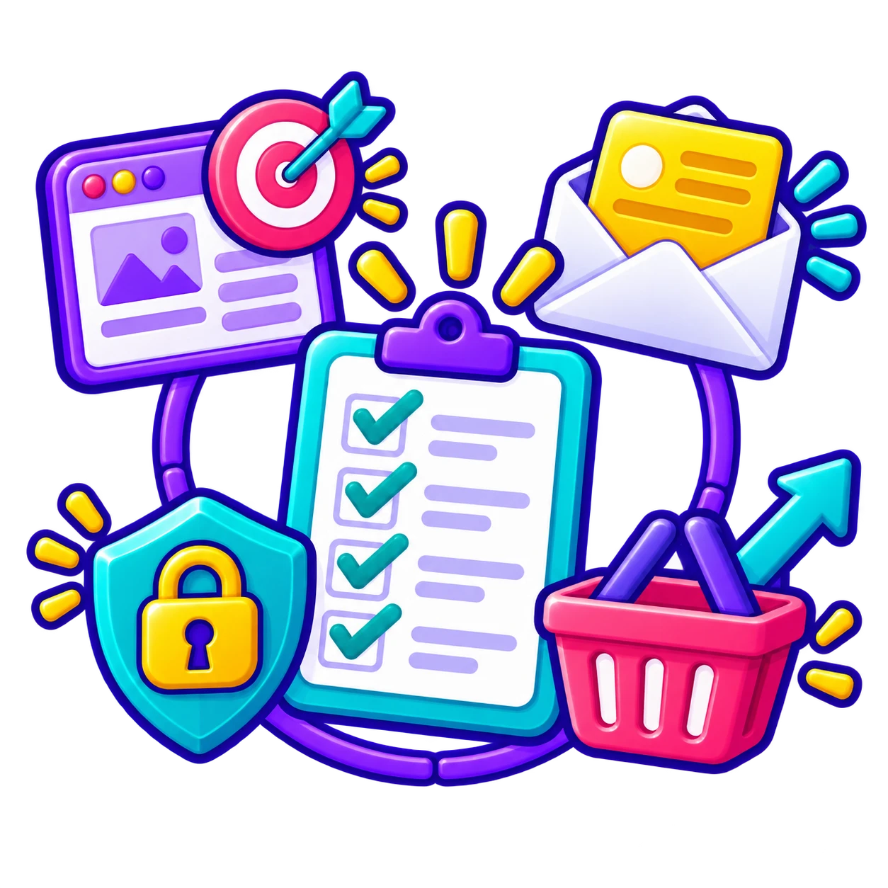 Fullos Marketing- és Weboldal csomag – teljes digitális csekklista gyűjtemény